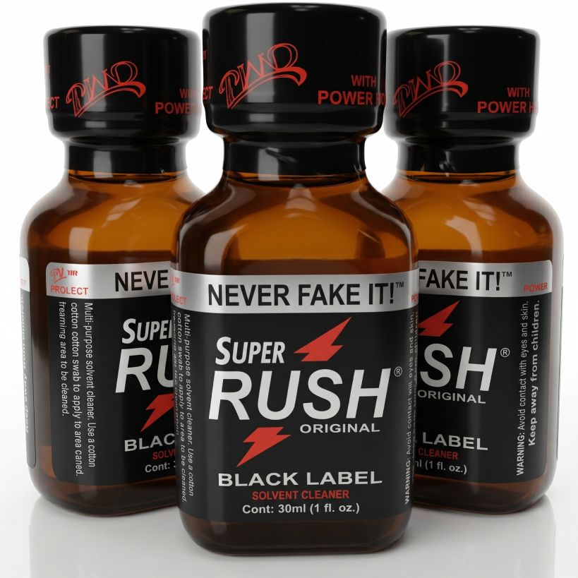 Super Rush Black 30ml - Three Pack