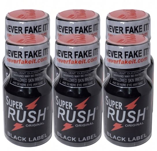 Super Rush Black 10ml - Six Pack