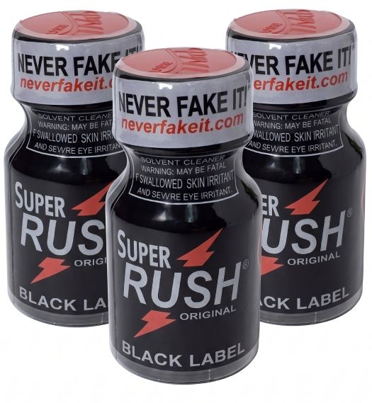 Super Rush Black 10ml - Three Pack